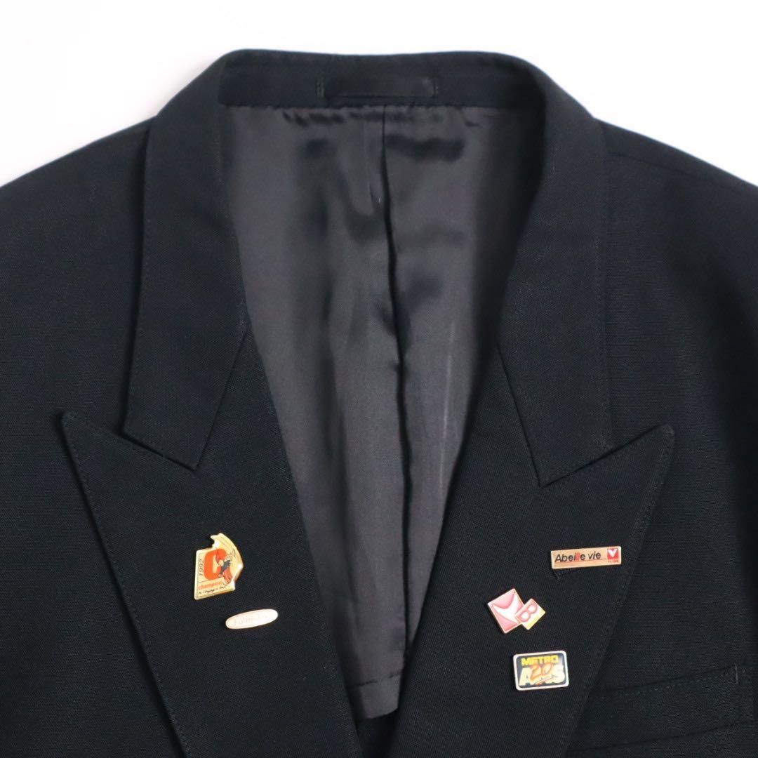 VIntage 90s 4点セット 金ボタン ダブルジャケット セットアップ