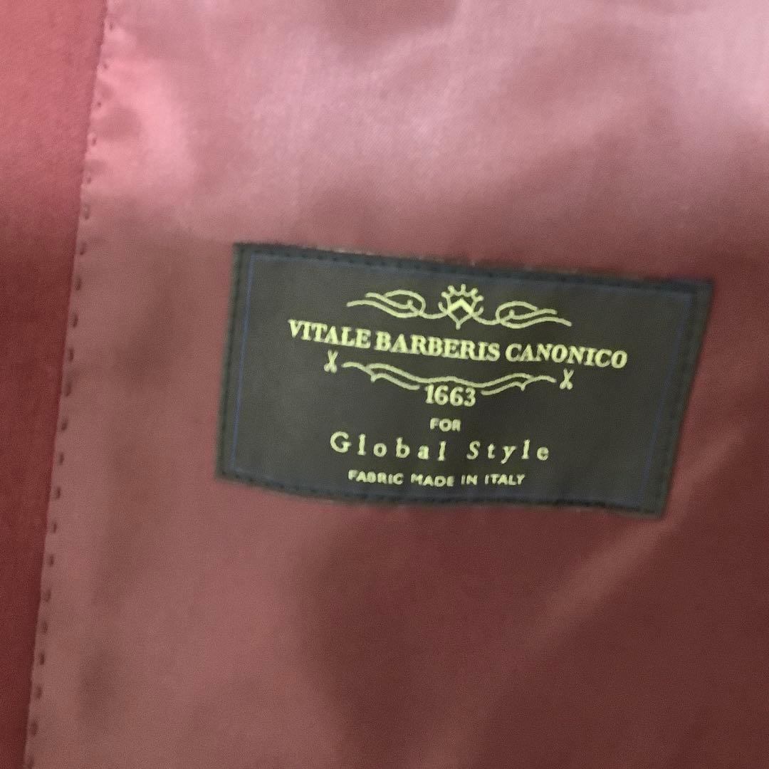 バーガンディのスーツ3点セット