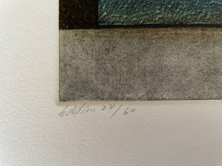 銅版画 : VIEW - Tree 馬場章