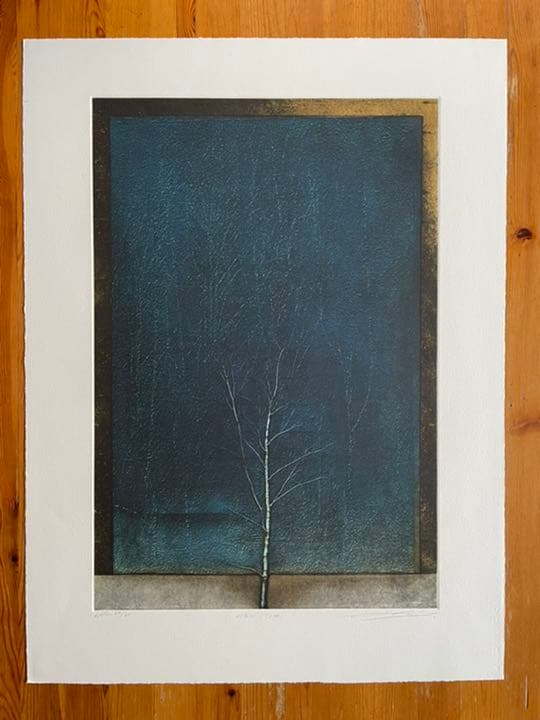 銅版画 : VIEW - Tree 馬場章