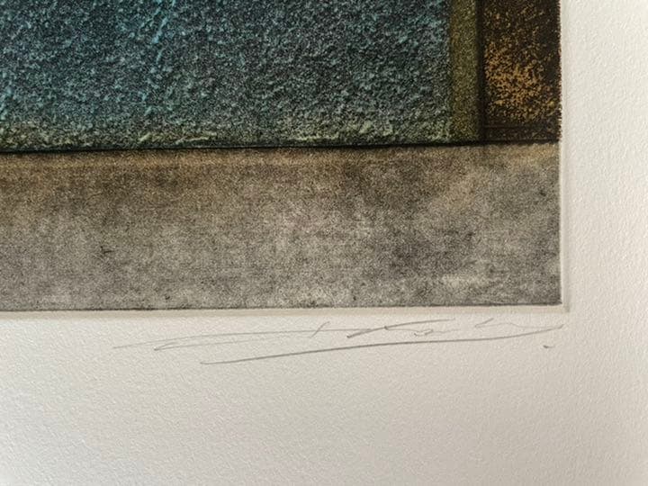 銅版画 : VIEW - Tree 馬場章