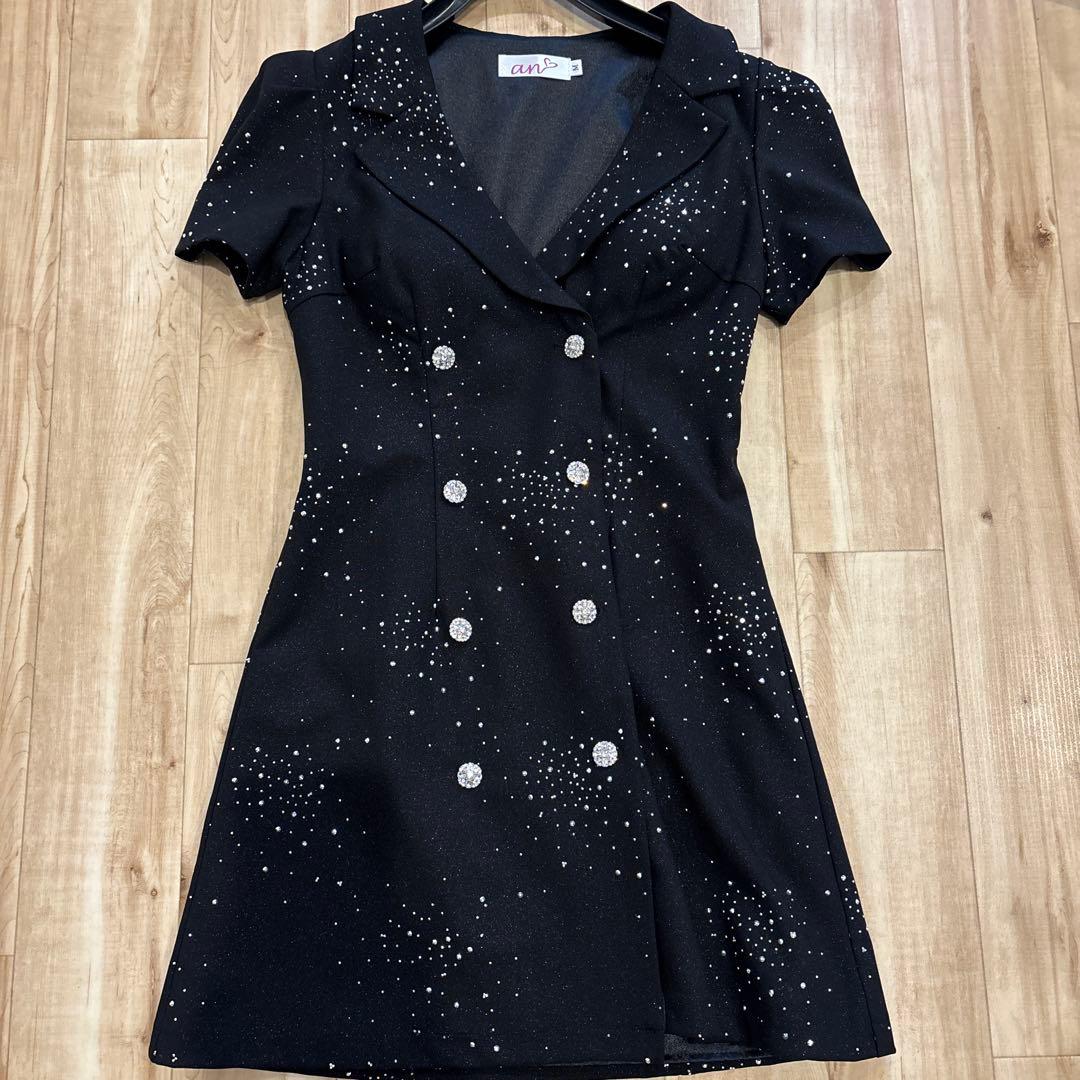 an キャバドレス ビジュー♡ミニドレス