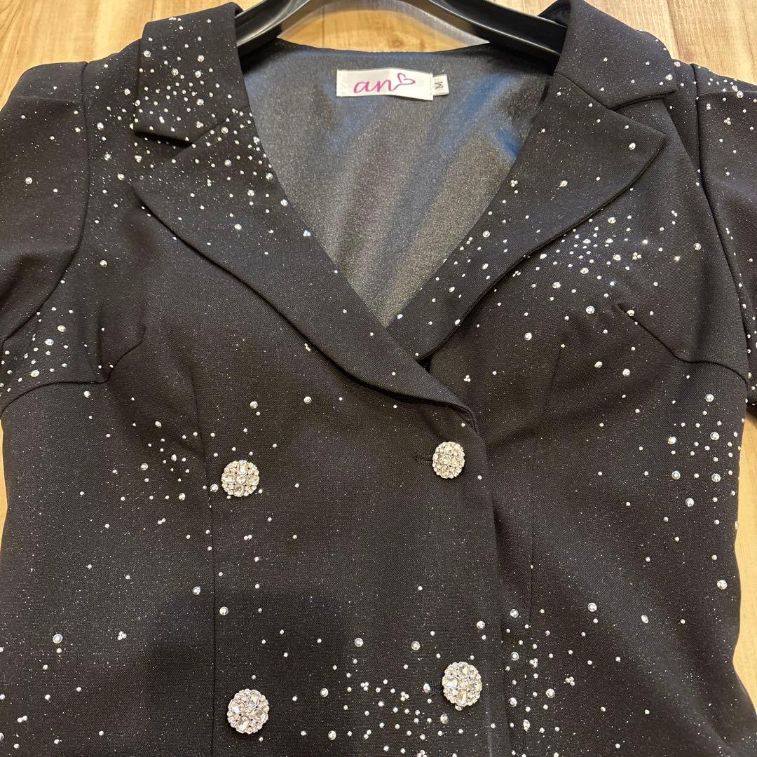 an キャバドレス ビジュー♡ミニドレス