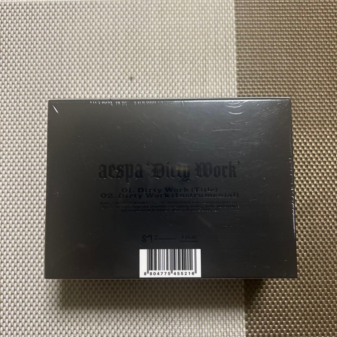 【新品未開封】aespa Dirty Work Dirty Crew Ring