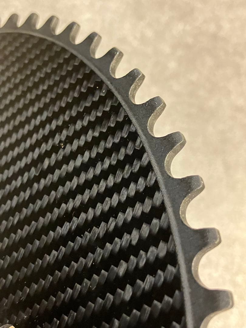 digirit トラック用　カーボンチェーンリング　65t BCD144