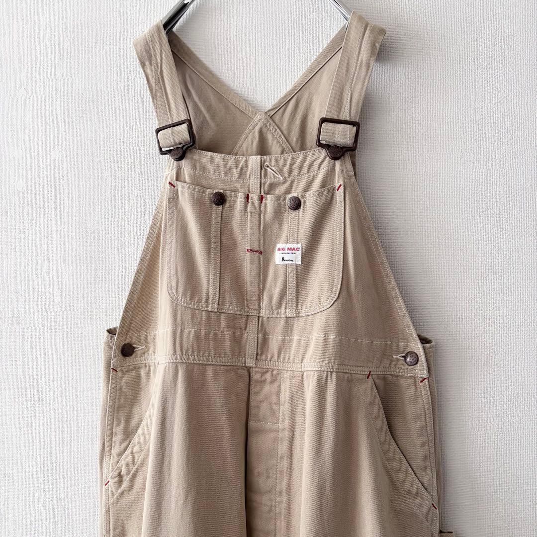 BEAMS BOY × BIG MAC 別注 オーバーダイ オーバーオール