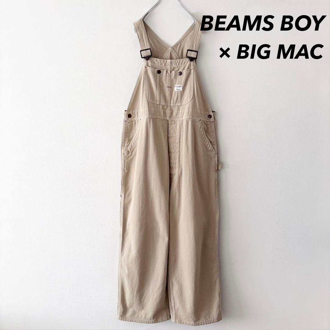 BEAMS BOY × BIG MAC 別注 オーバーダイ オーバーオール
