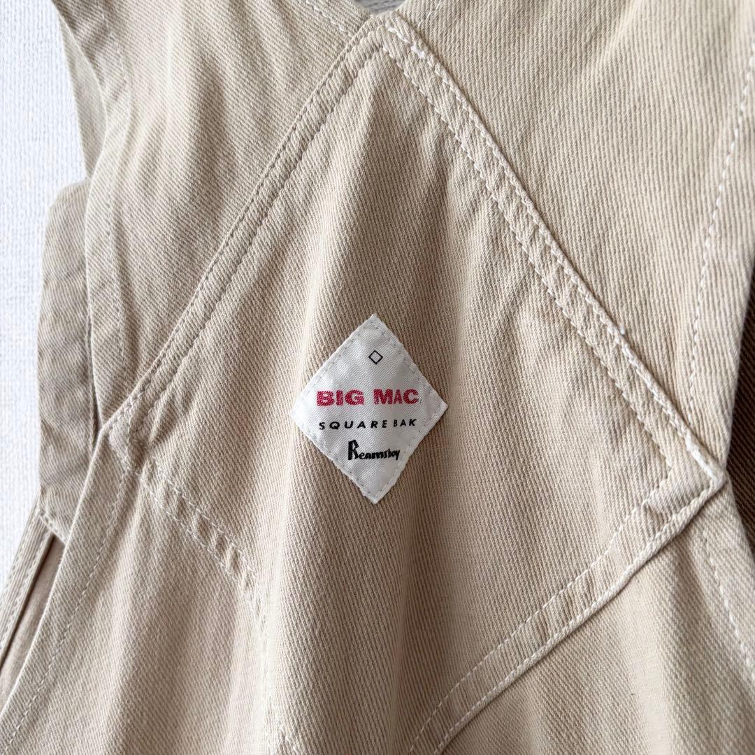 BEAMS BOY × BIG MAC 別注 オーバーダイ オーバーオール
