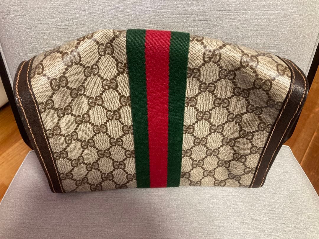 【美良品】オールドグッチシェリー ヴィンテージ GG柄 バッグ レディー・メンズ