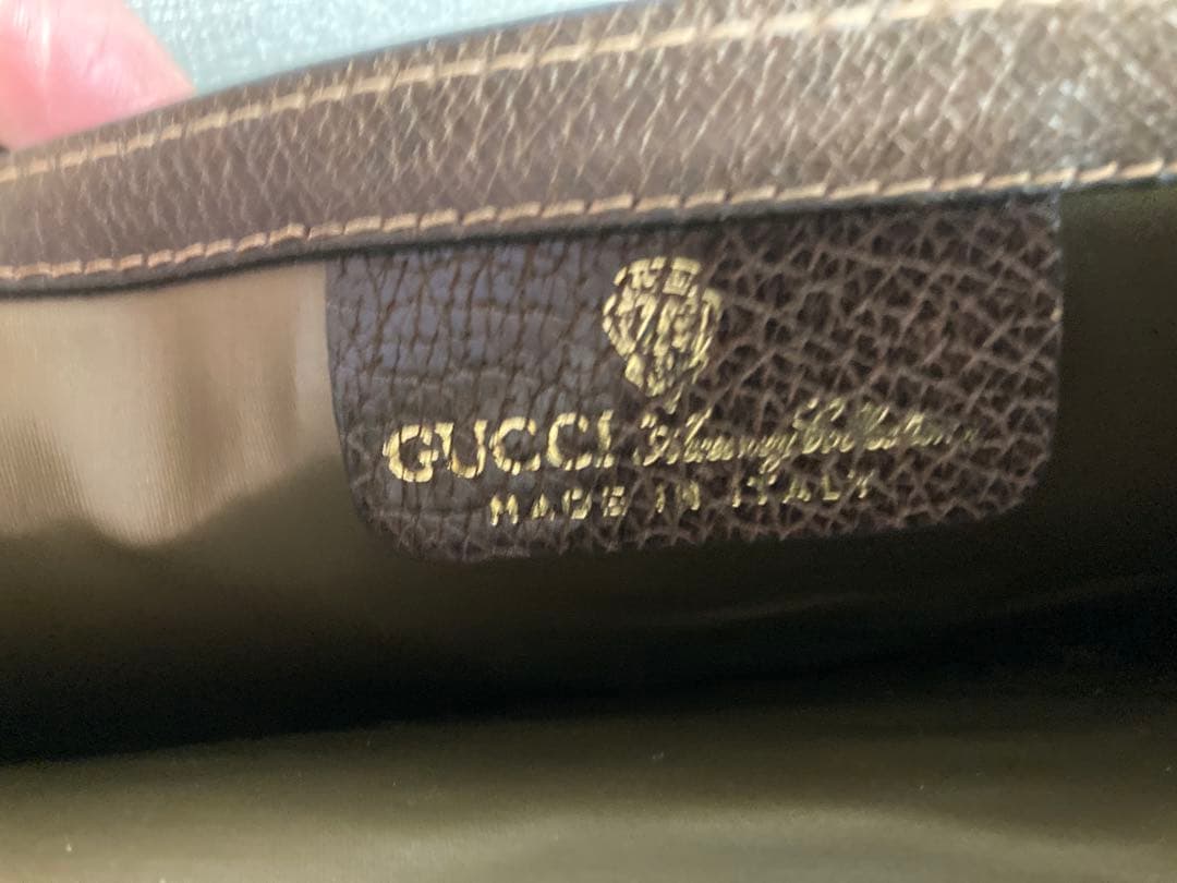 【美良品】オールドグッチシェリー ヴィンテージ GG柄 バッグ レディー・メンズ