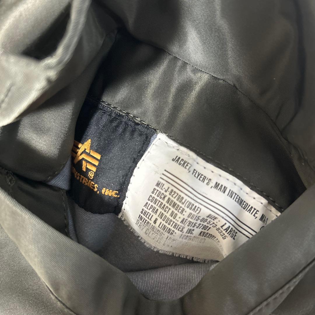 ALPHA アルファ インダストリーズMA-1 フライトジャケット　オリーブ