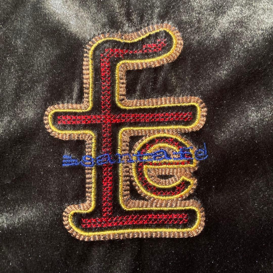 トップス 90s santafe velour setup black XL