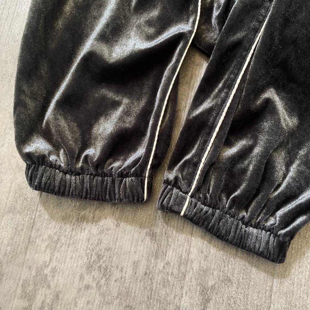 トップス 90s santafe velour setup black XL