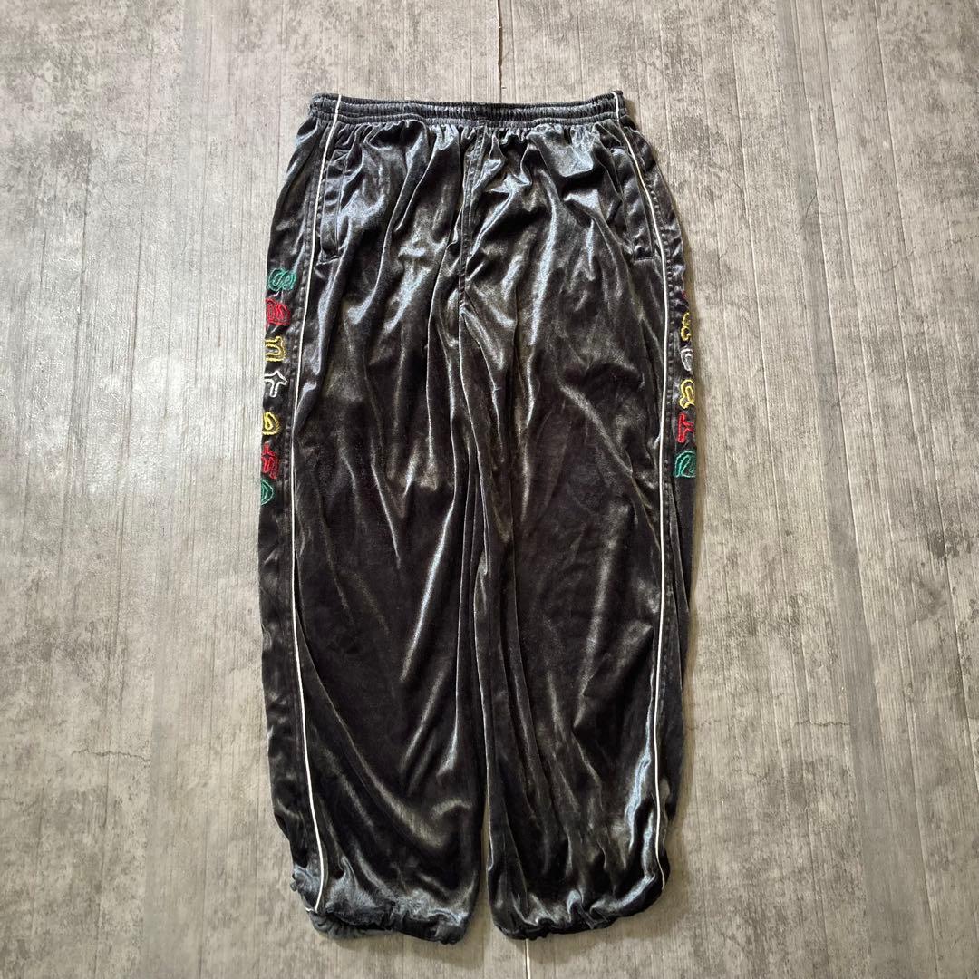 トップス 90s santafe velour setup black XL