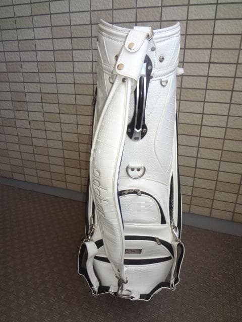 アダバット / adabat 豪華3点式 キャディバッグ (クロコ型押し)