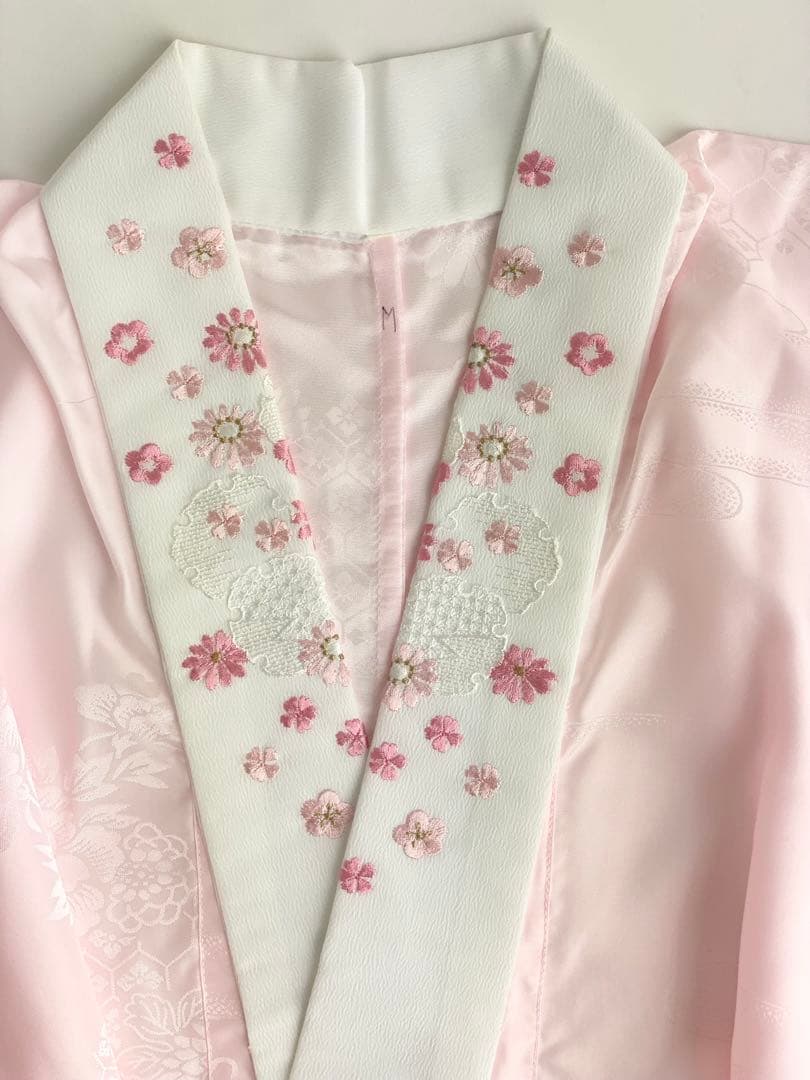 【在庫一掃セール！43枚セット】刺繍半衿付き　長襦袢　振袖用　C