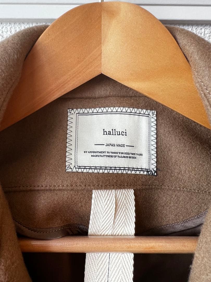 halluci ウールコート　キャメル　サイズL