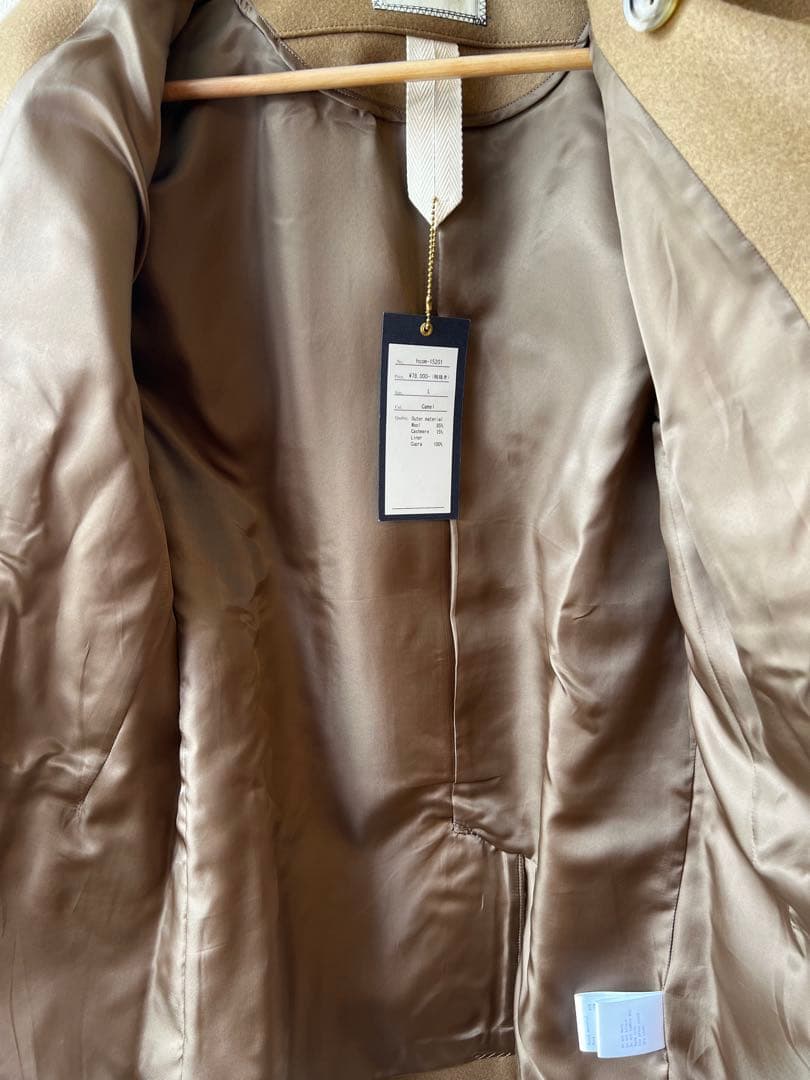 halluci ウールコート　キャメル　サイズL