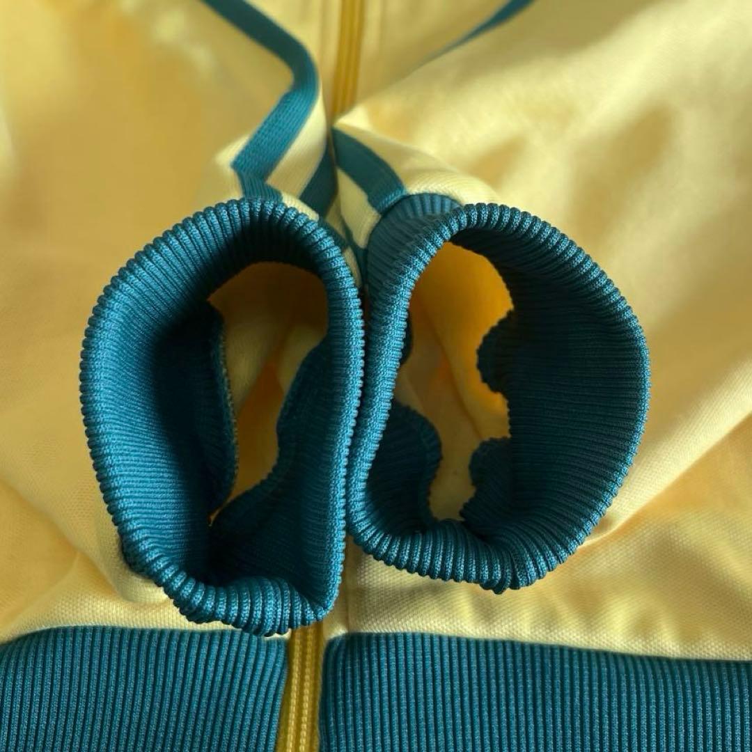 adidas 万国旗タグ　80s 90s ベッケンバウアー 黄色　緑　ブラジル