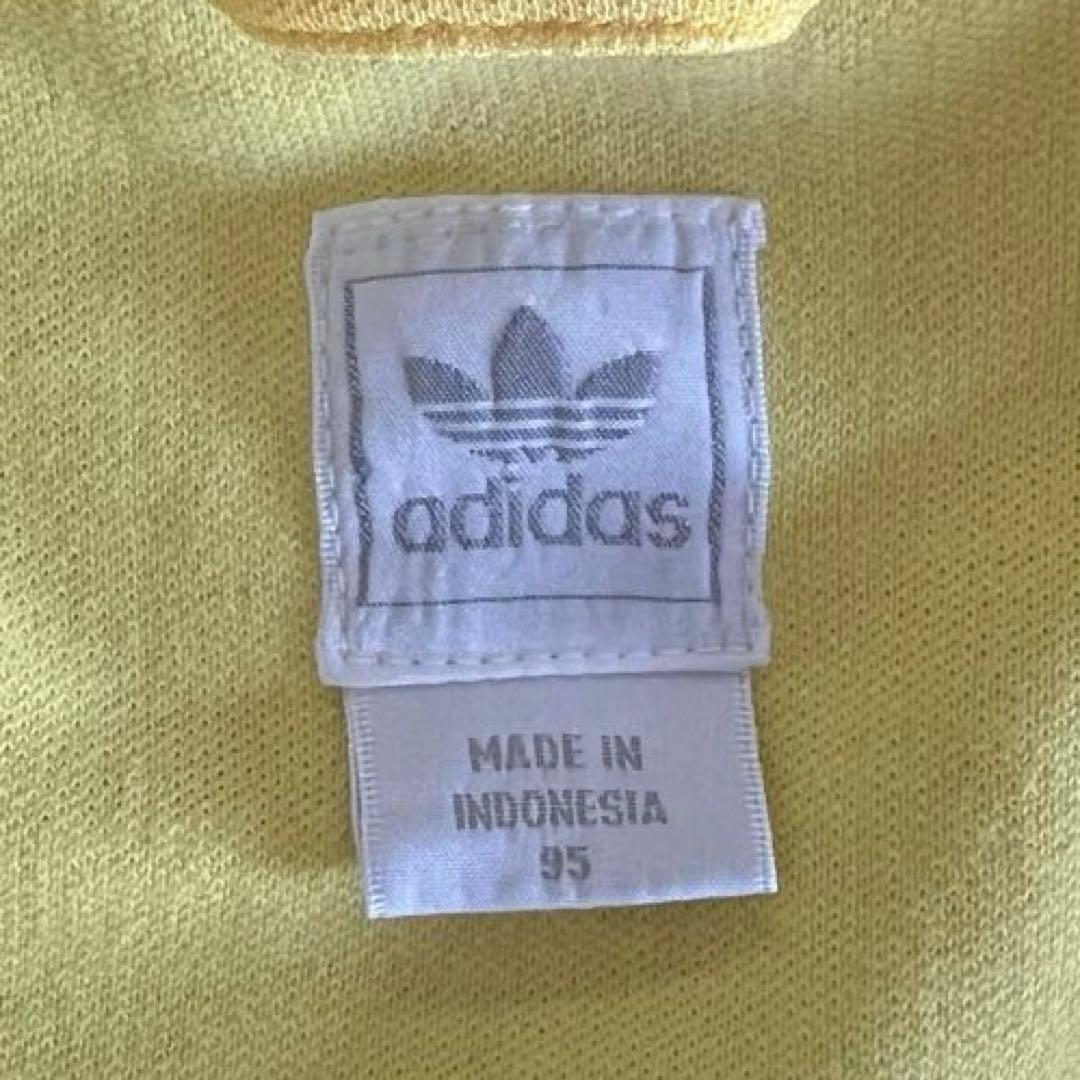 adidas 万国旗タグ　80s 90s ベッケンバウアー 黄色　緑　ブラジル