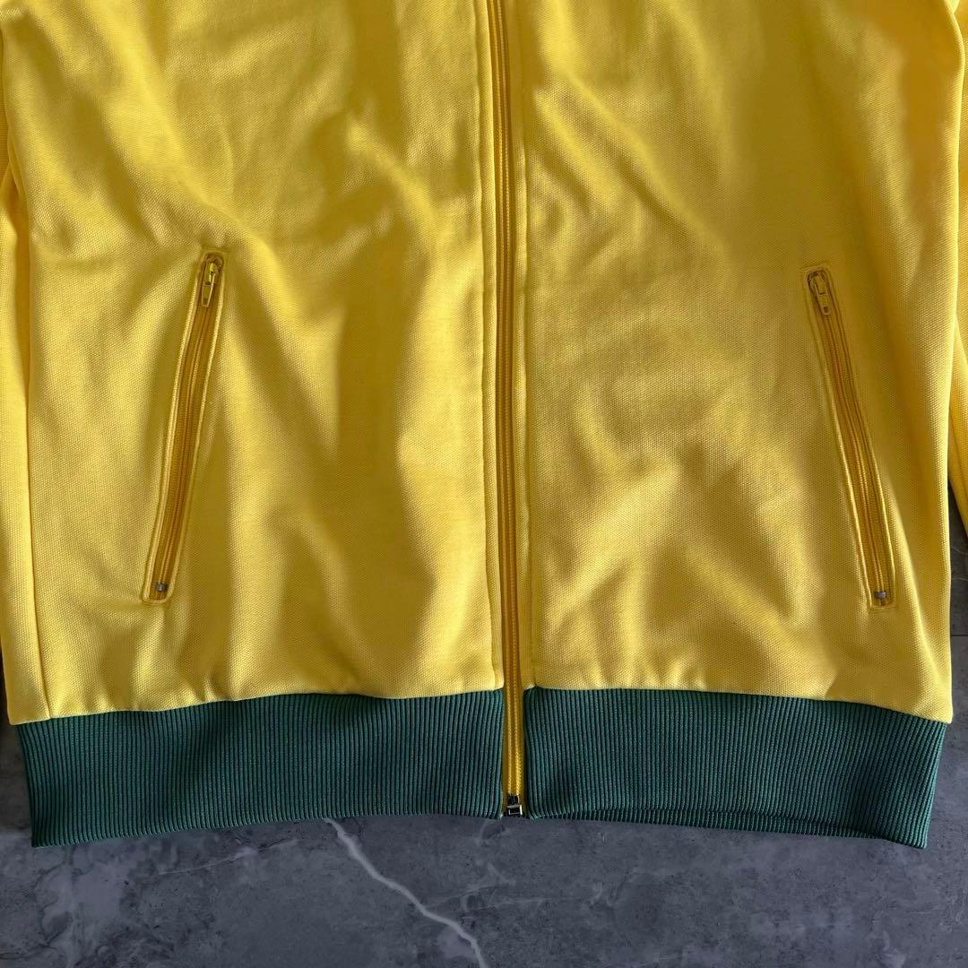 adidas 万国旗タグ　80s 90s ベッケンバウアー 黄色　緑　ブラジル