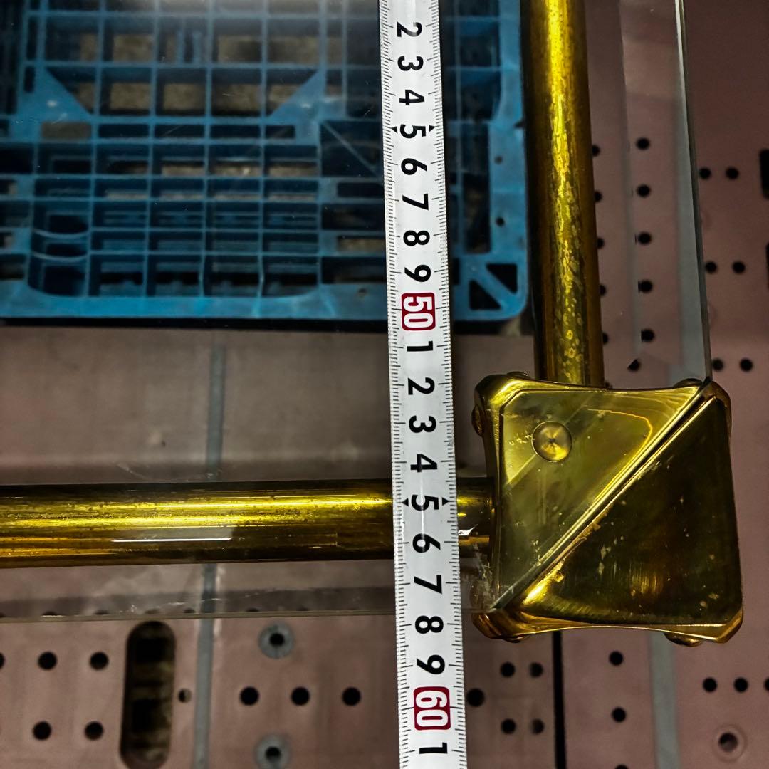 【N】サァラ麻布 オルセニゴ ガラス サイドテーブル コーヒーテーブル