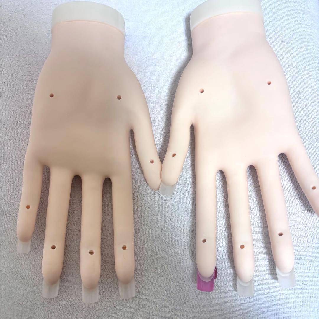 ネイリスト技能検定1級 ST 認定モデルハンド JNEC1級合格ハンド