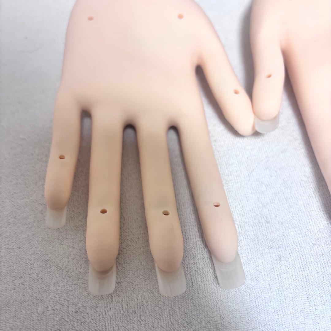 ネイリスト技能検定1級 ST 認定モデルハンド JNEC1級合格ハンド