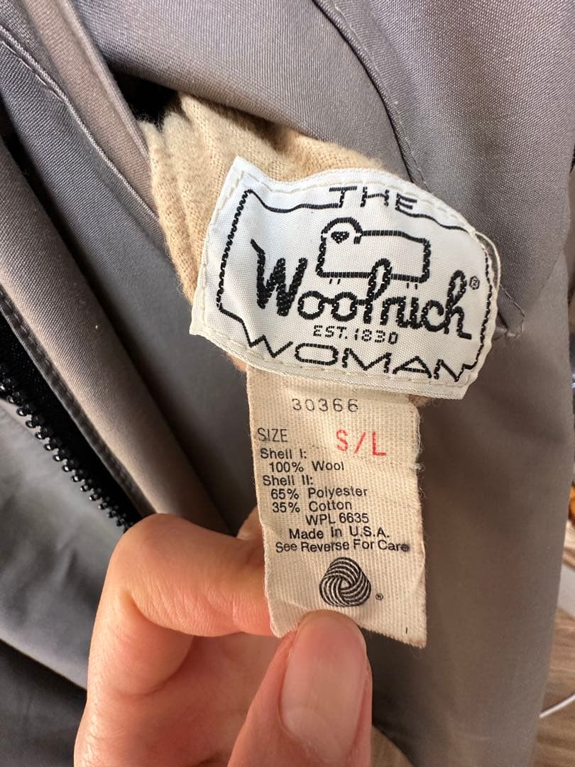 ヴィンテージ　ウールリッチ　リバーシブル ポンチョ