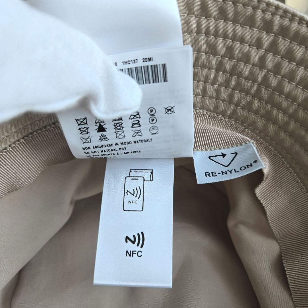 ⭐PRADA⭐　美品　プラダ　 バケットハット RE-NYLON 　ベージュ