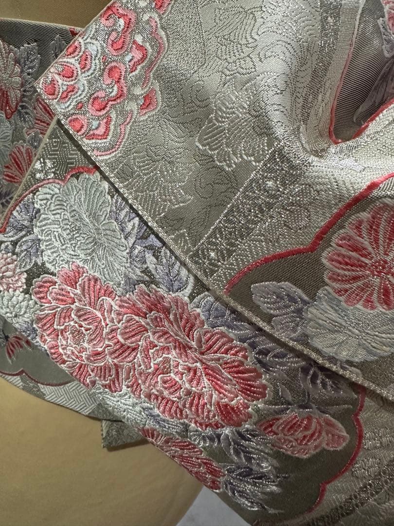 3日間特別価格！早い者勝ち☆ 二部式　作り帯　文庫結び　高級プラチナ箔