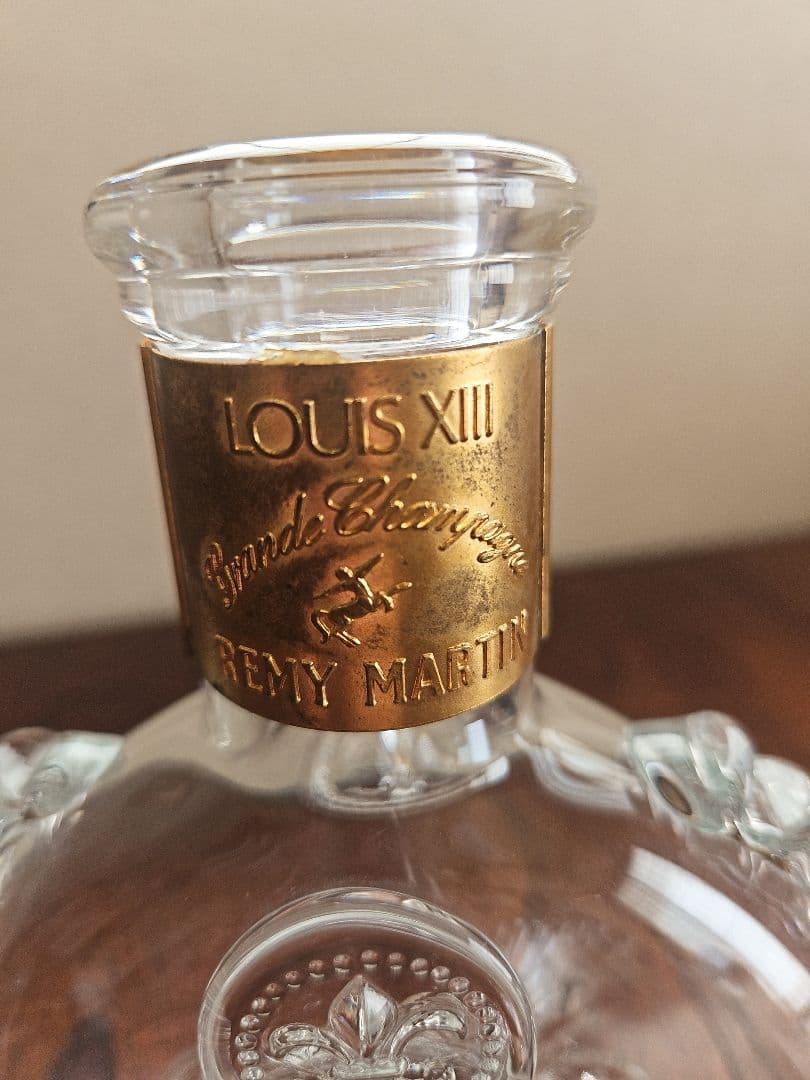 レミーマルタン　ルイ13世　バカラクリスタルボトル　空瓶　替え栓付