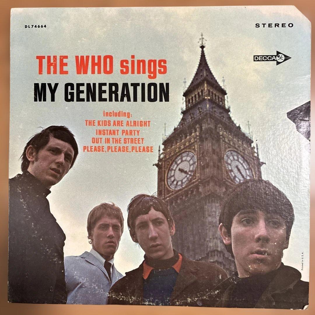 ザ フー 名盤 レコード マイジェネレイション USオリジナル盤