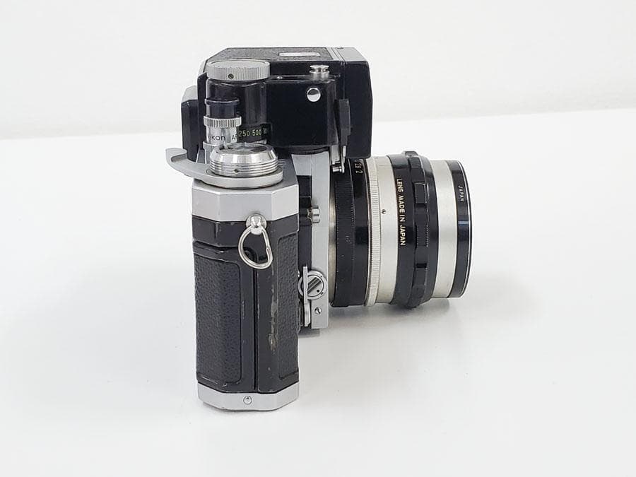Nikon Fボディ NIKKOR-S F2レンズ、フォトミックファインダー付き