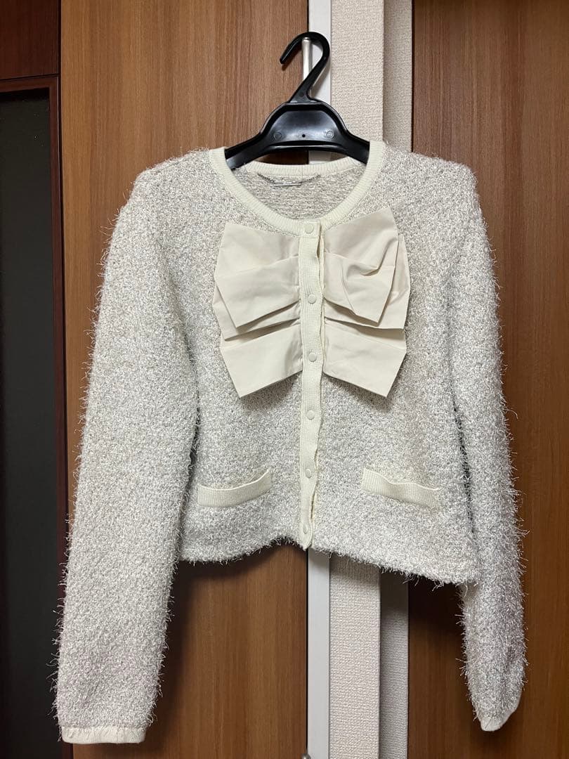 【大人気完売品❣️】CELFORD ダブルリボンニットジャケット