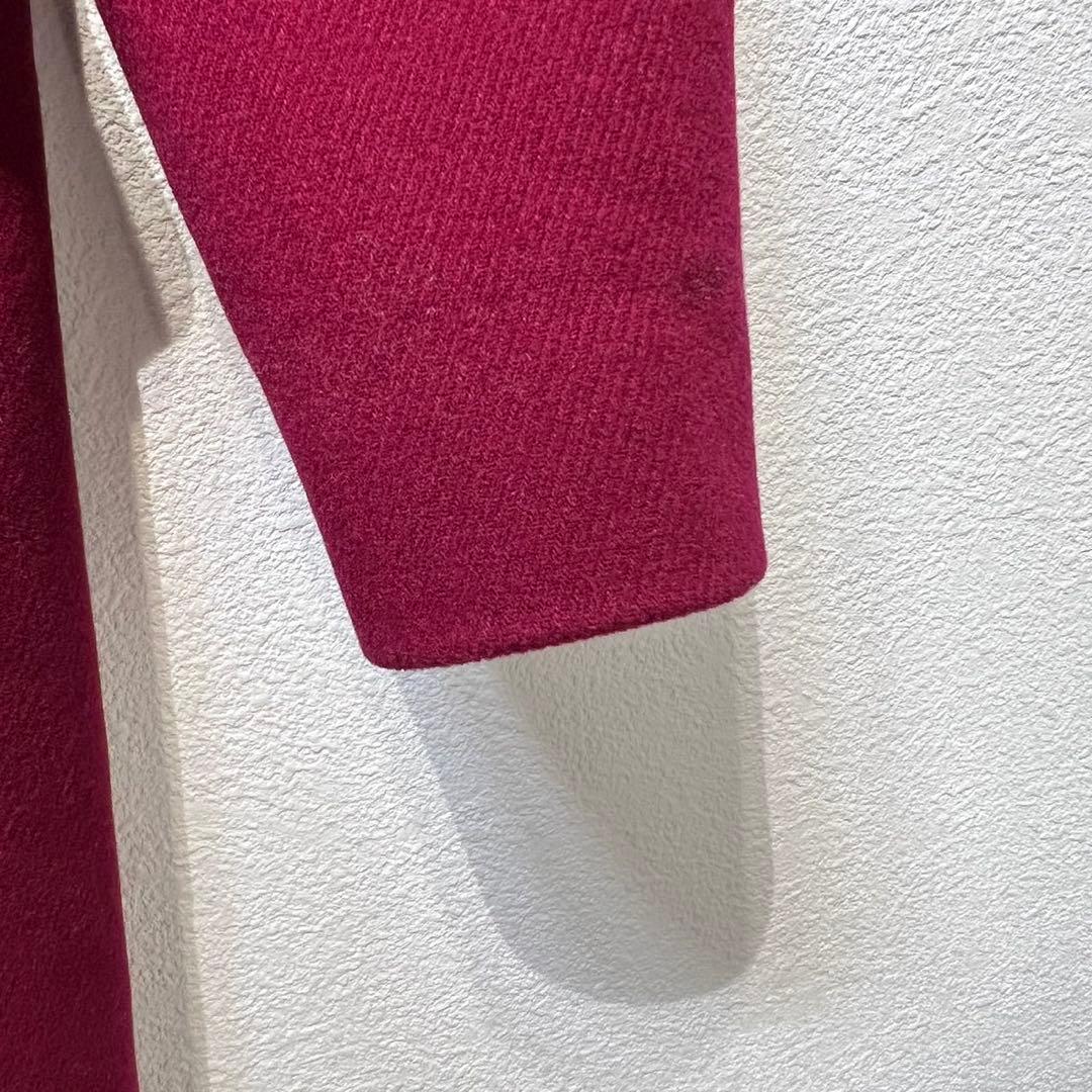 希少 美品 ジョンローレンスサリバン ウール デザイン チェスターコート S