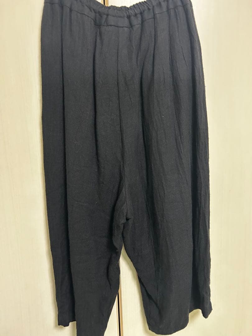 joie de vivre 黒 サルエルパンツ