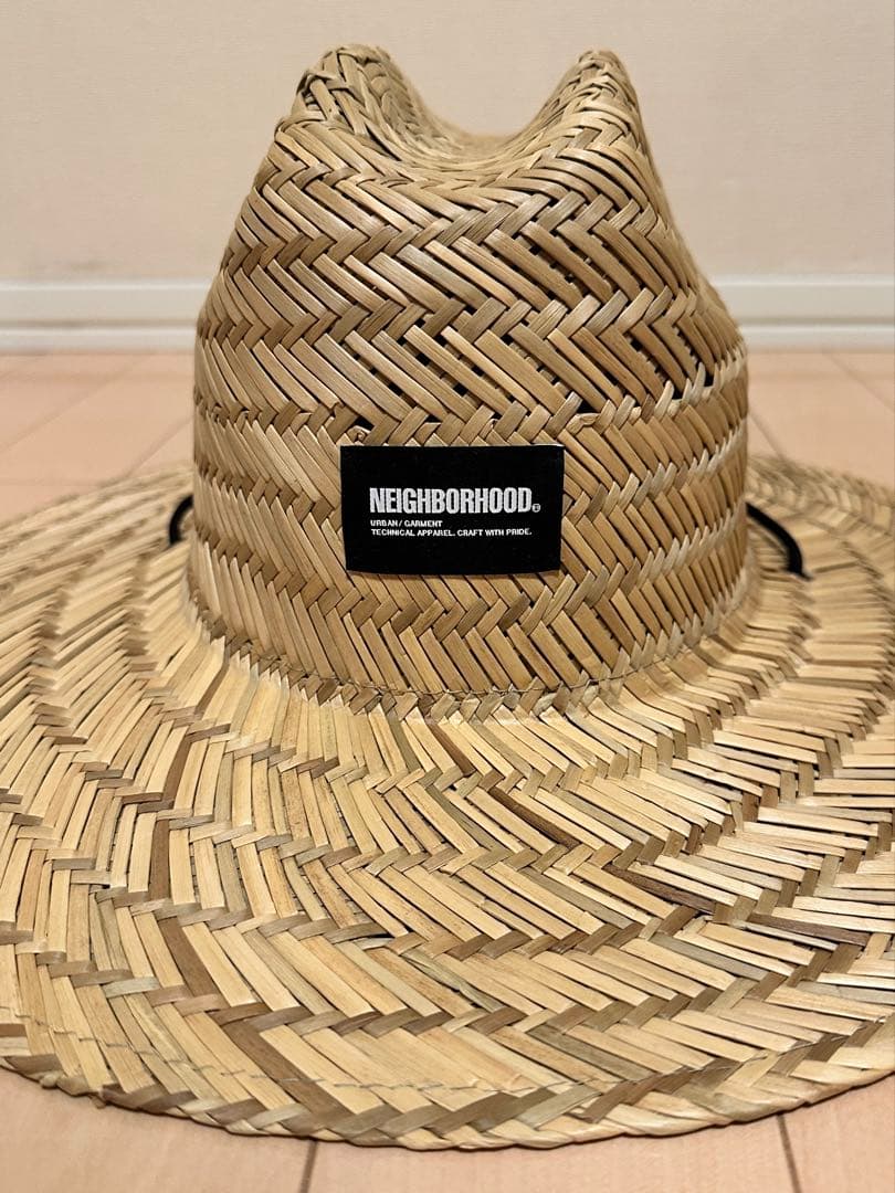 NEIGHBORHOOD STRAW HAT 麦わら帽子 ストローハット