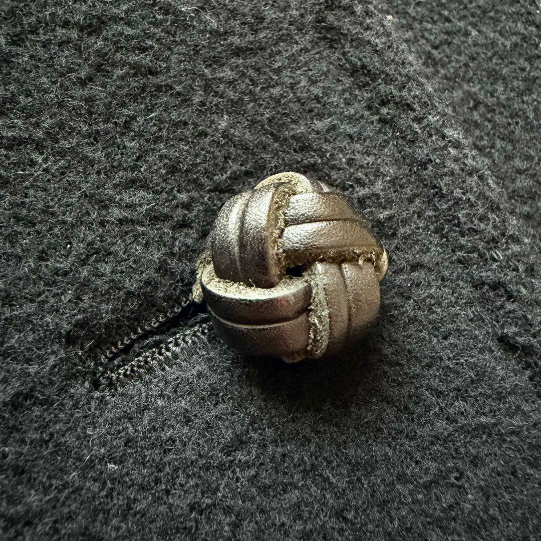 日本製 RawLife 牛革×ウール 丈短 Pコート RiRiジップ 上野商会