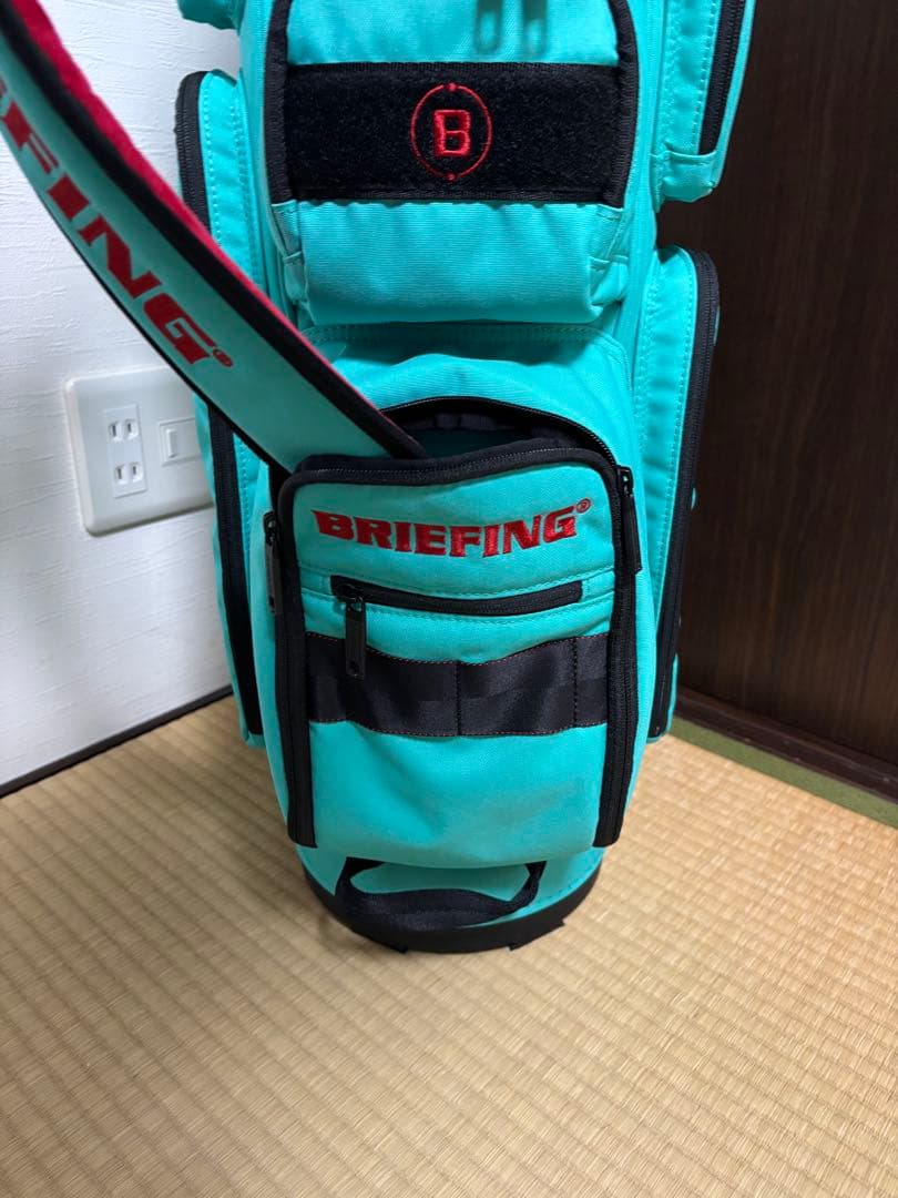 限定　新品　ブリーフィング　キャディバッグ CR-06 ミントブルー