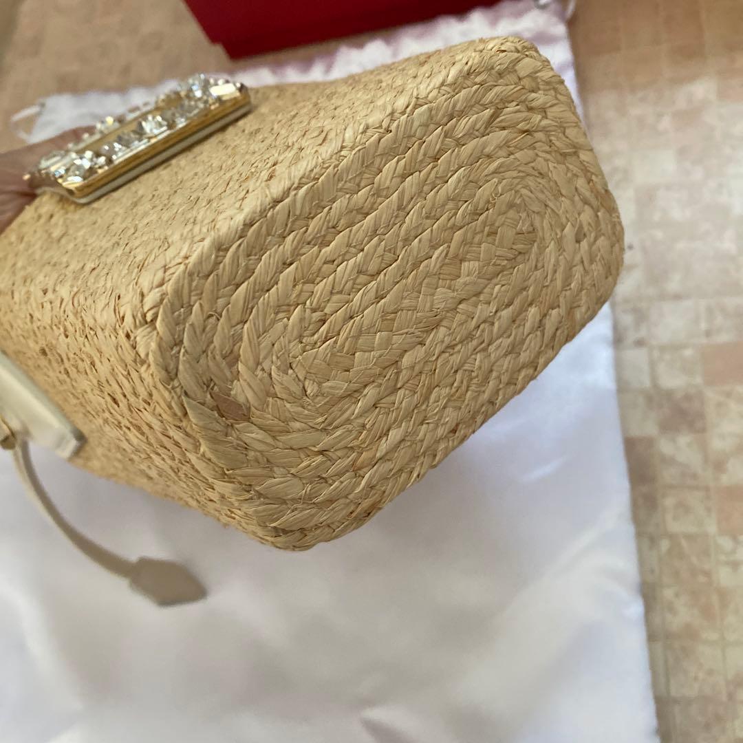 Roger Vivier かごバッグ ビジューロゴ付き　ロジェヴィヴィエ