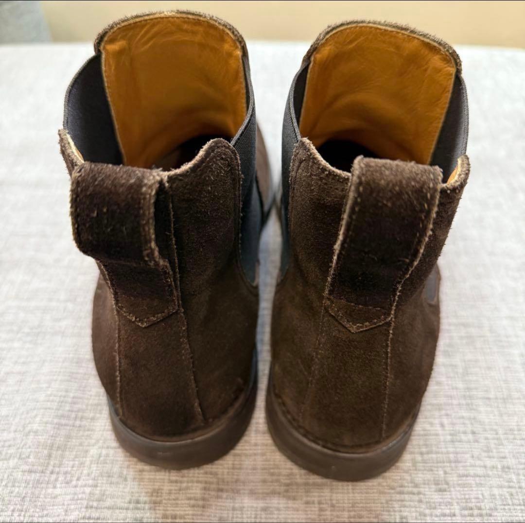 「美品」376GOVIDB Bewick サイドゴアブーツ ダークブラウン