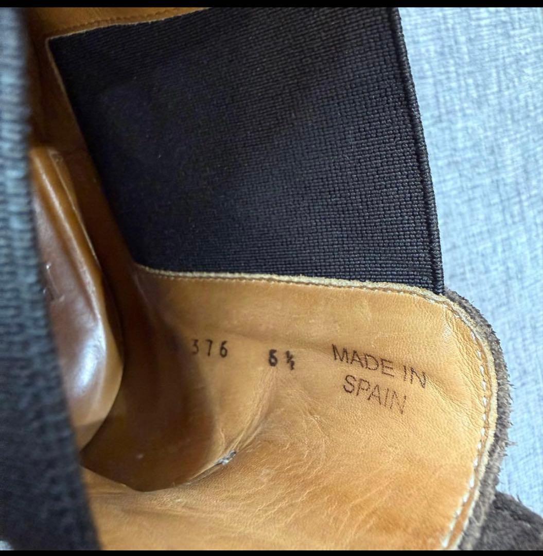 「美品」376GOVIDB Bewick サイドゴアブーツ ダークブラウン