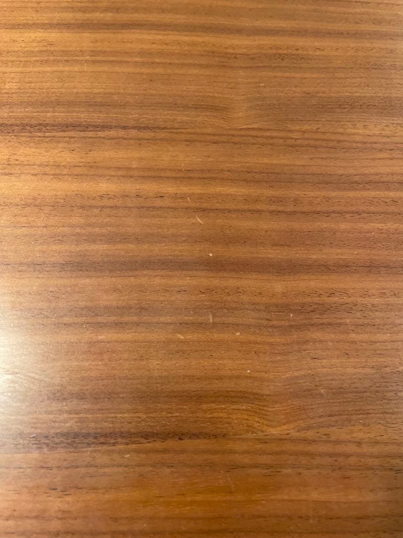 無印良品リビングでもダイニングでもつかえるテーブル2（ウォールナット)