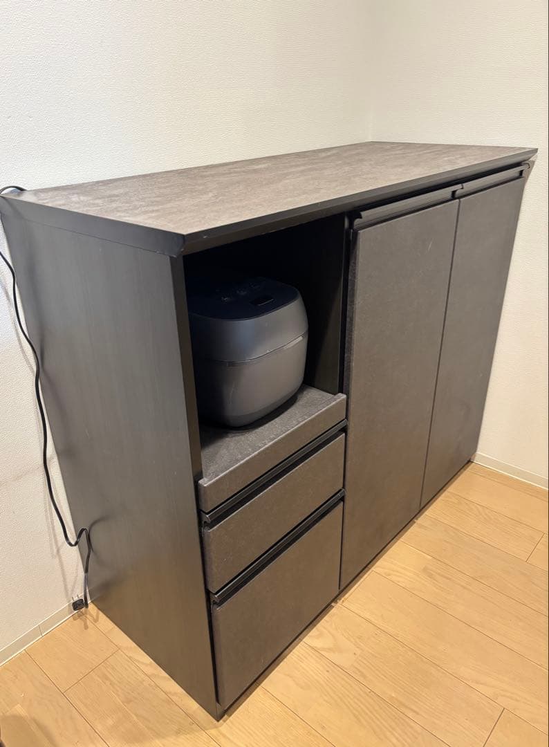 ニトリ キッチンカウンター SP201シリーズ キッチン収納 121cm幅 美品