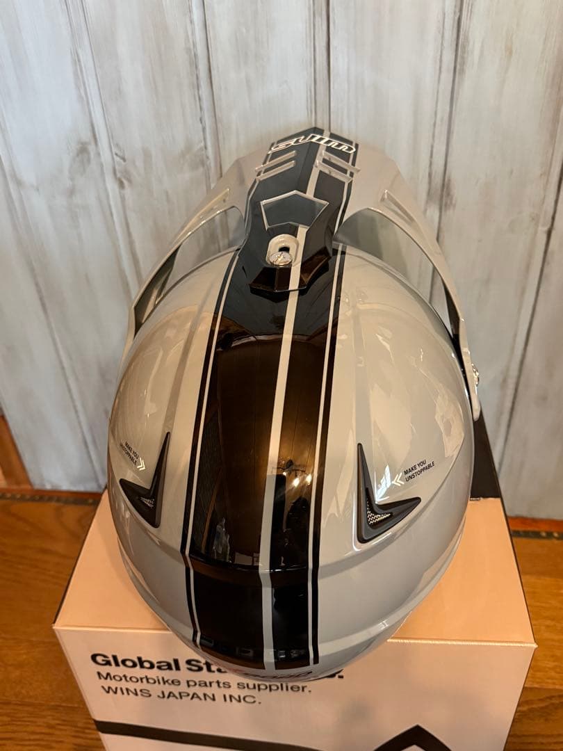 wins ウインズ オフロードヘルメット X-ROAD3 グレー×ブラックM