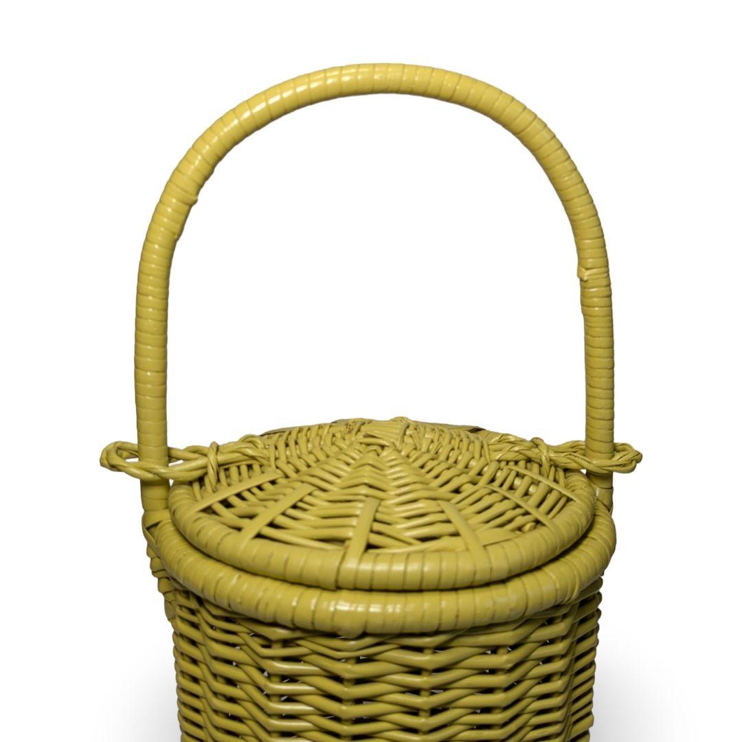 【極美品】PATOU イエロー かごバッグ