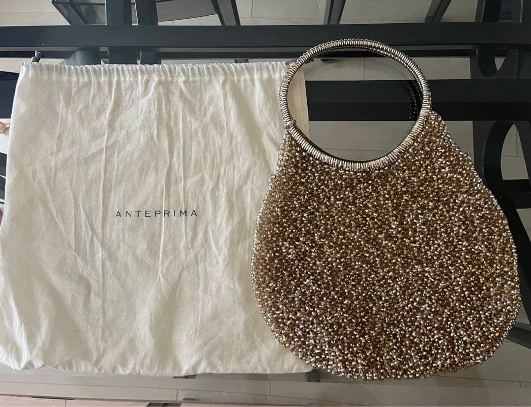 ANTEPRIMA アンテプリマ ワイヤーバッグ シルバーゴールド