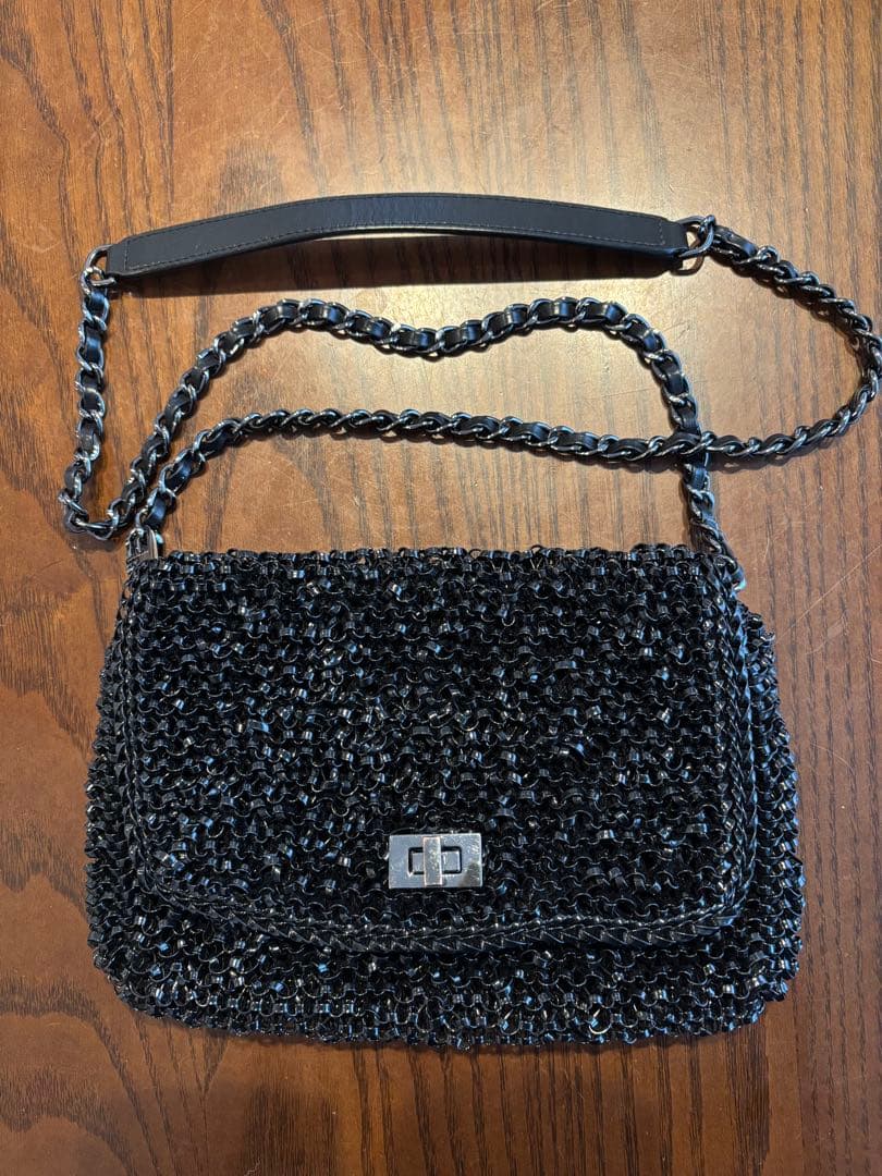 ANTEPRIMA ブラック　ショルダーバッグ