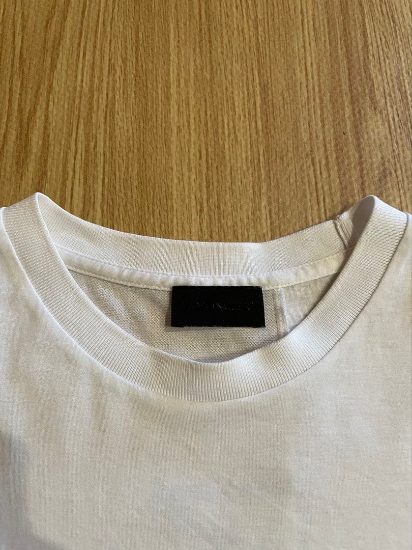 ひ*ゃ様 MONCLER モンクレール ホワイト Tシャツ Ｓ